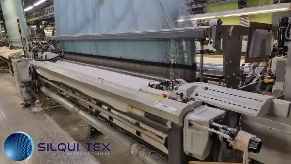Telar VAMATEX P1001 ES ancho 3600mm doble ancho(plegador gemelo), año 1997, 8 colores, jaquard Staubli CX860