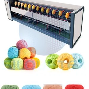 Máquina ovilladora textil industrial 12 posiciones