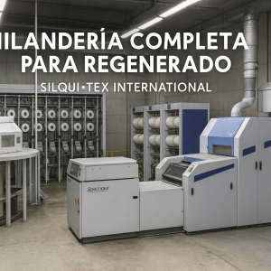 Hilandería para regenerado – Línea completa Trützschler y Schlafhorst – Silqui-Tex